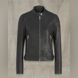 NWT Belstaff Mollison 2.0 Leather Jacket In Black